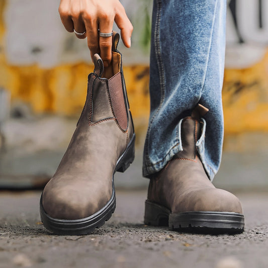 Orion – Sztyblety męskie skórzane casual
