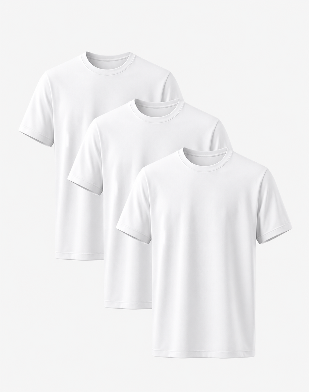 Regular Fit Crew Neck Cotton T-Shirt - Image 4