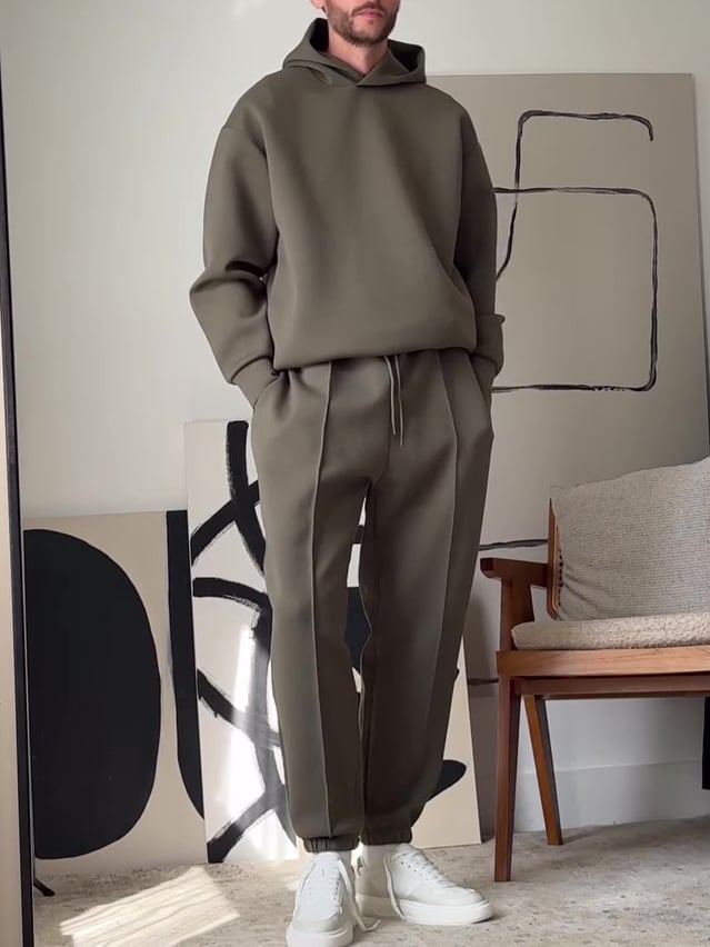 Leo – Minimalistyczny dres z nowoczesnym krojem dla mężczyzn