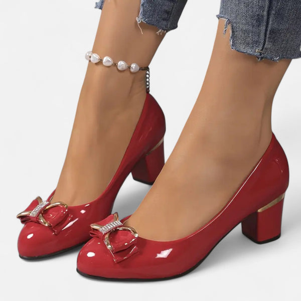 Andrea – Classic Patent Heels for Women - Image 1