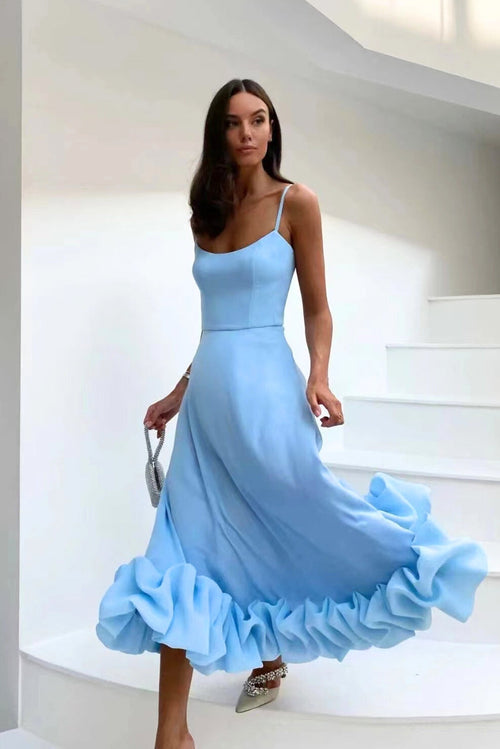 Brigitte – Women Ruffled Evening Dress - Image 2