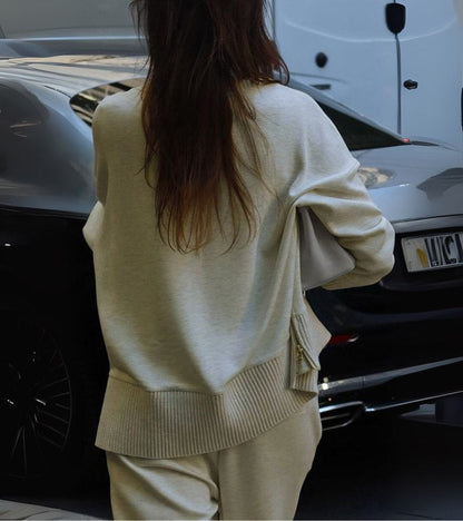 Sofia – Damski elegancki komplet dzianinowy o luźnym kroju