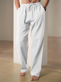 Noah – Elastic Waist Drawstring Pants - Image 1