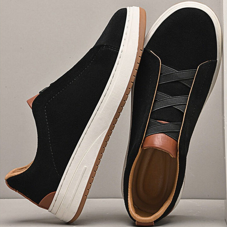 Theo – Wsuwane Sneakersy Casual o Minimalistycznej Formie