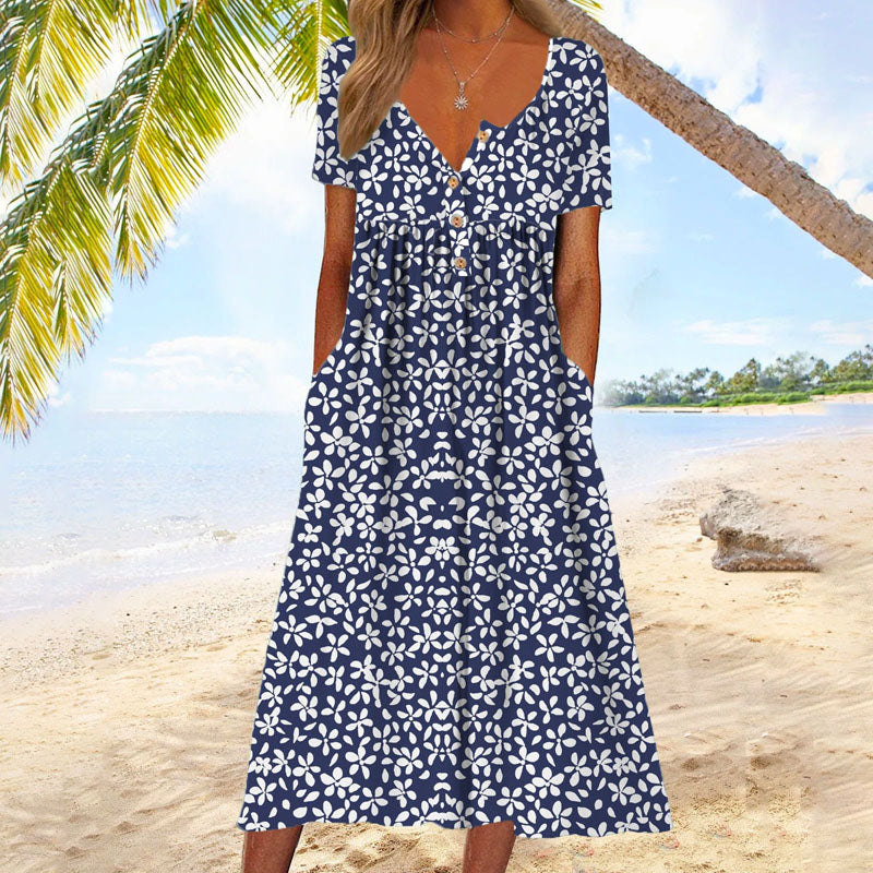 Andrea – Floral Summer Dress - Image 2