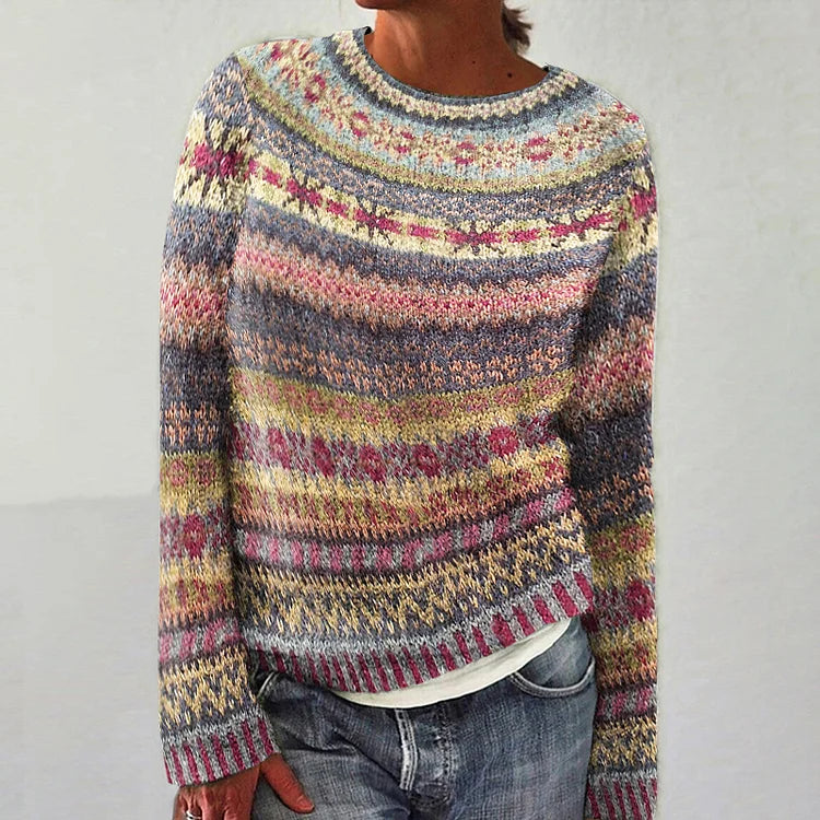 Agnieszka – Nordic Dream dzianinowy sweter damski