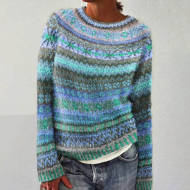 Agnieszka – Nordic Dream dzianinowy sweter damski
