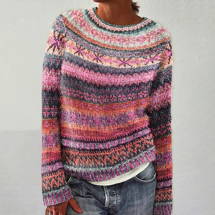 Agnieszka – Nordic Dream dzianinowy sweter damski