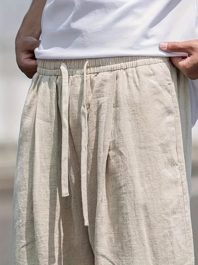 Markus – Baggy linen trousers for Men - Image 4