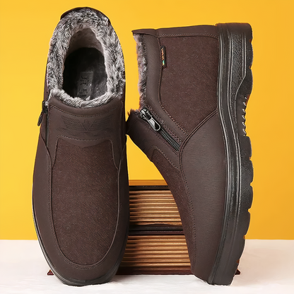 Tomasz – Męskie buty zimowe ocieplane z zamkiem