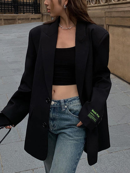 Anna – Damska Marynarka Oversize w Stylu Nowoczesnej Elegancji