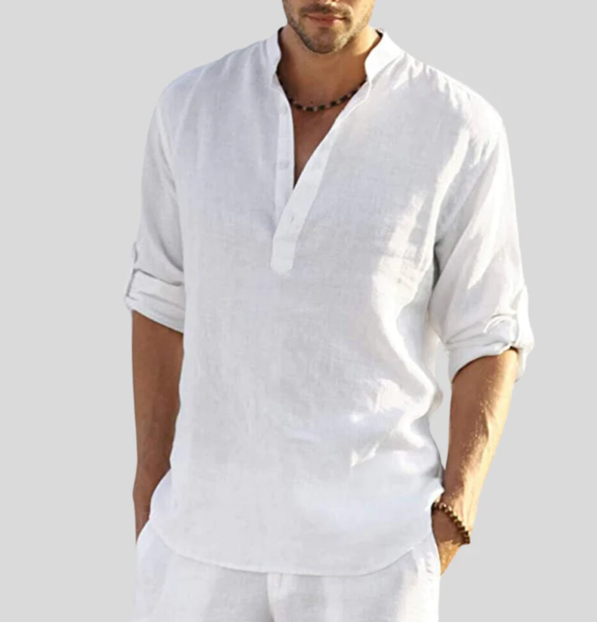 Sven– Casual Linen Shirt for Men - Image 7