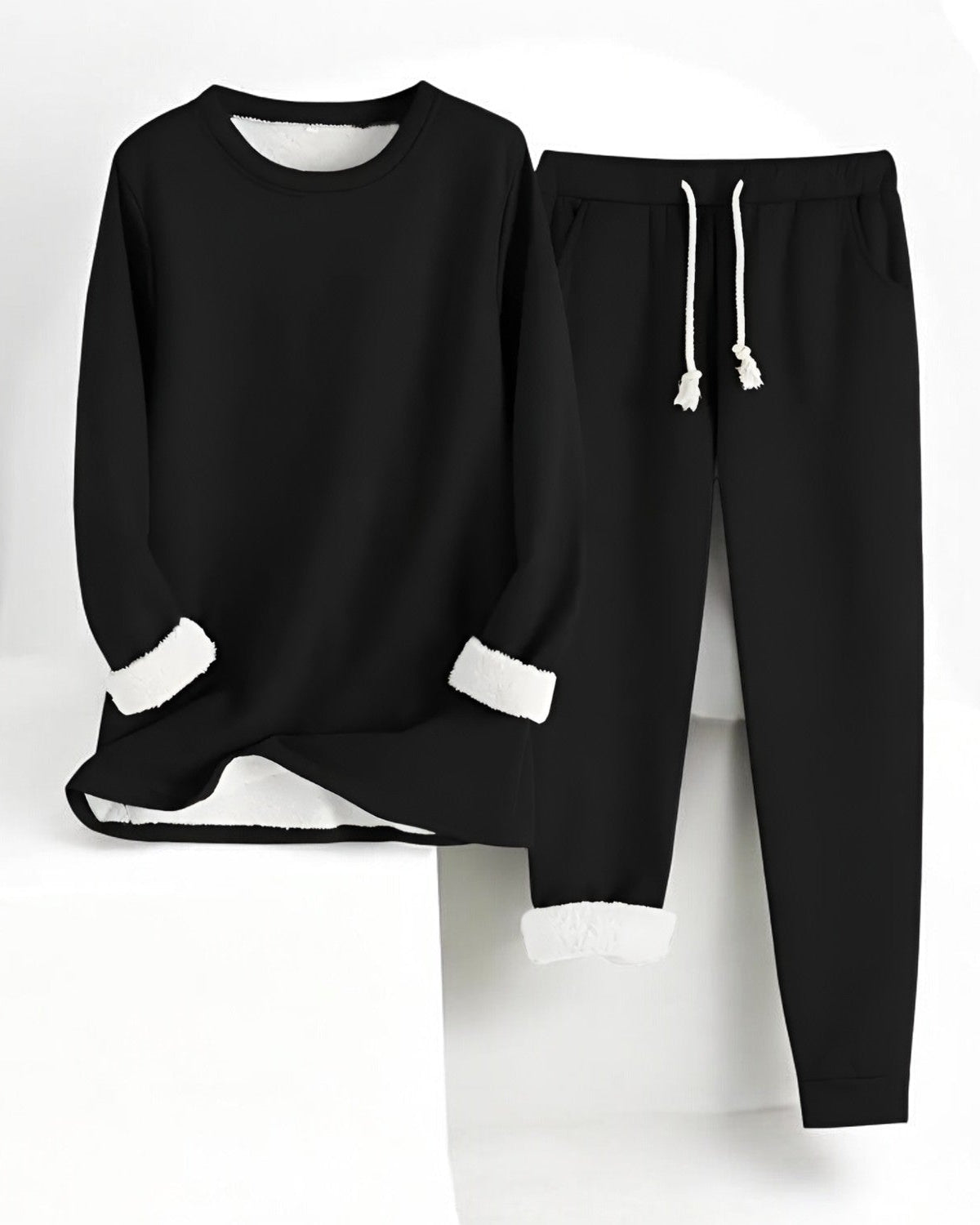 Amelia – Dwuczęściowy damski komplet dresowy z miękkim ociepleniem