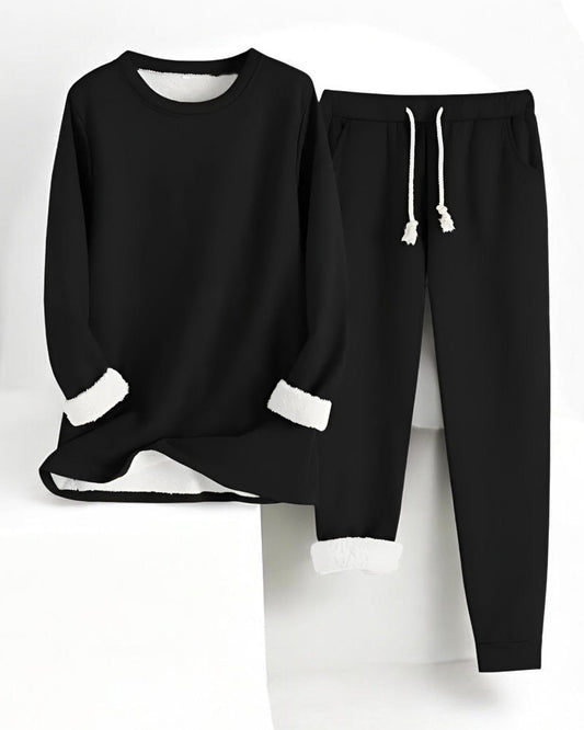 Amelia – Dwuczęściowy damski komplet dresowy z miękkim ociepleniem