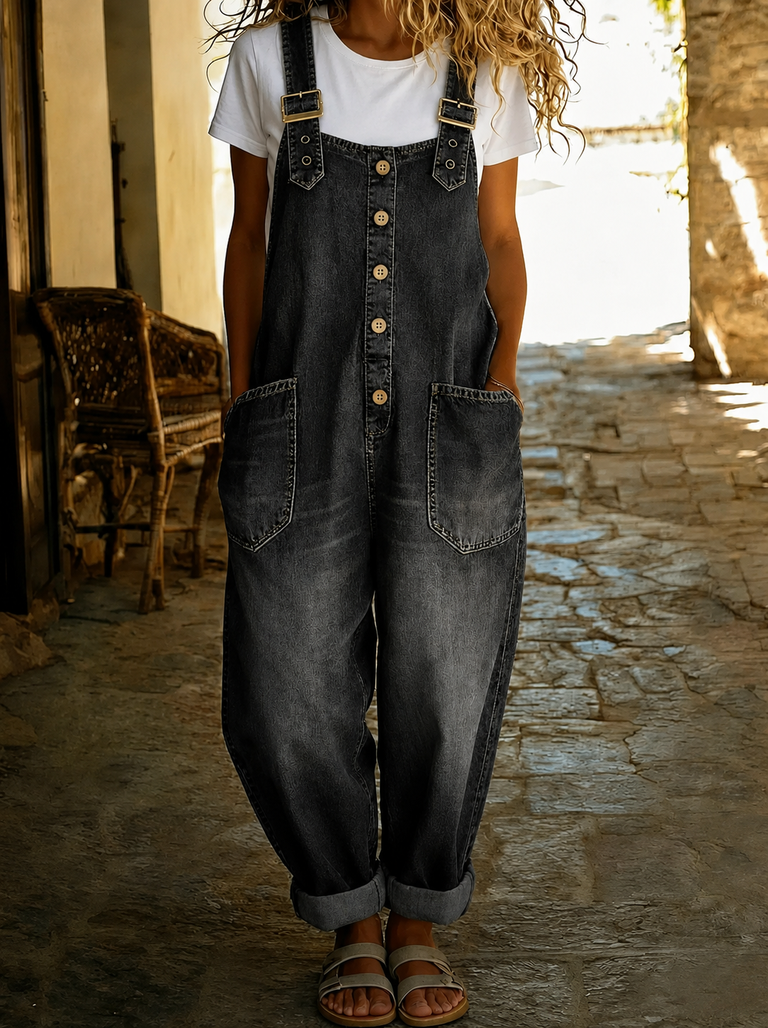 Karin – Damskie dżinsowe kombinezony w stylu casual