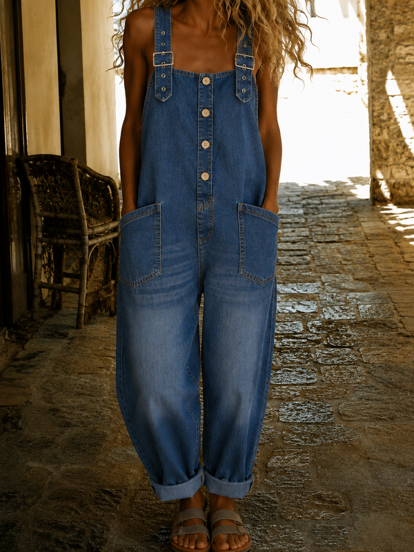 Karin – Damskie dżinsowe kombinezony w stylu casual