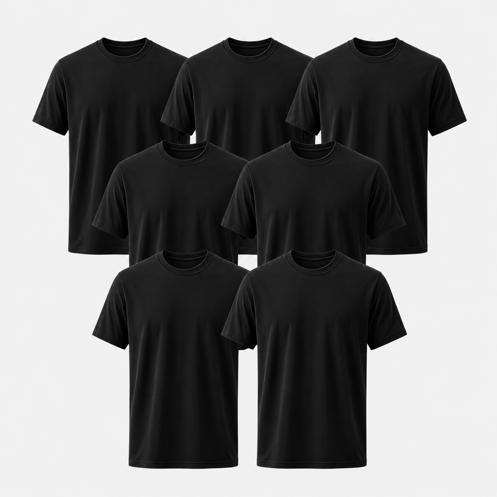 Regular Fit Crew Neck Cotton T-Shirt - Image 10