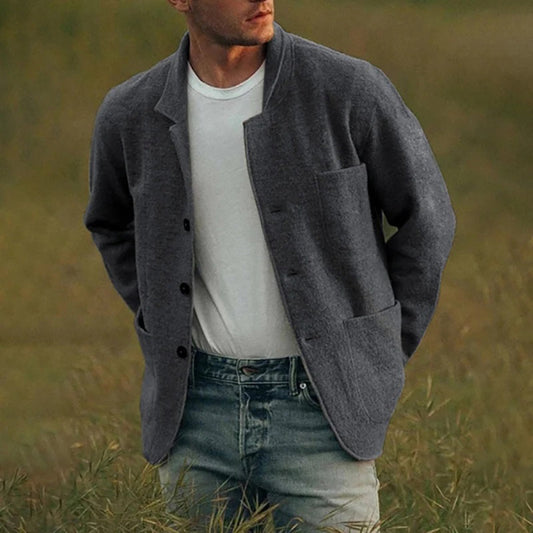 Tomasz - Marynarka męska casual z kieszeniami