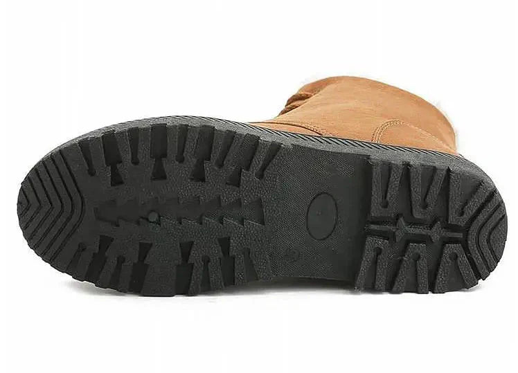 Laura – Damskie zimowe botki ocieplane o klasycznym, codziennym kroju