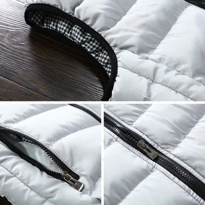 Felix – Pikowana męska kamizelka ocieplana o sportowo-casualowym kroju