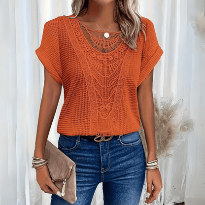 Isabella – Elegancka bluzka inspirowana stylem Ibizy