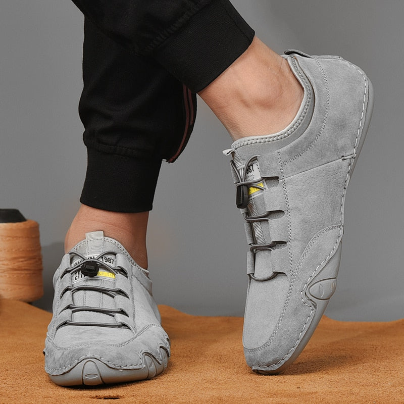 Liam - Buty sportowe zamszowe męskie na co dzień