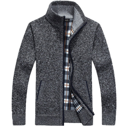 Dorian – Męski sweter zapinany na zamek