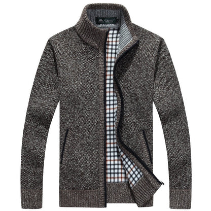 Dorian – Męski sweter zapinany na zamek