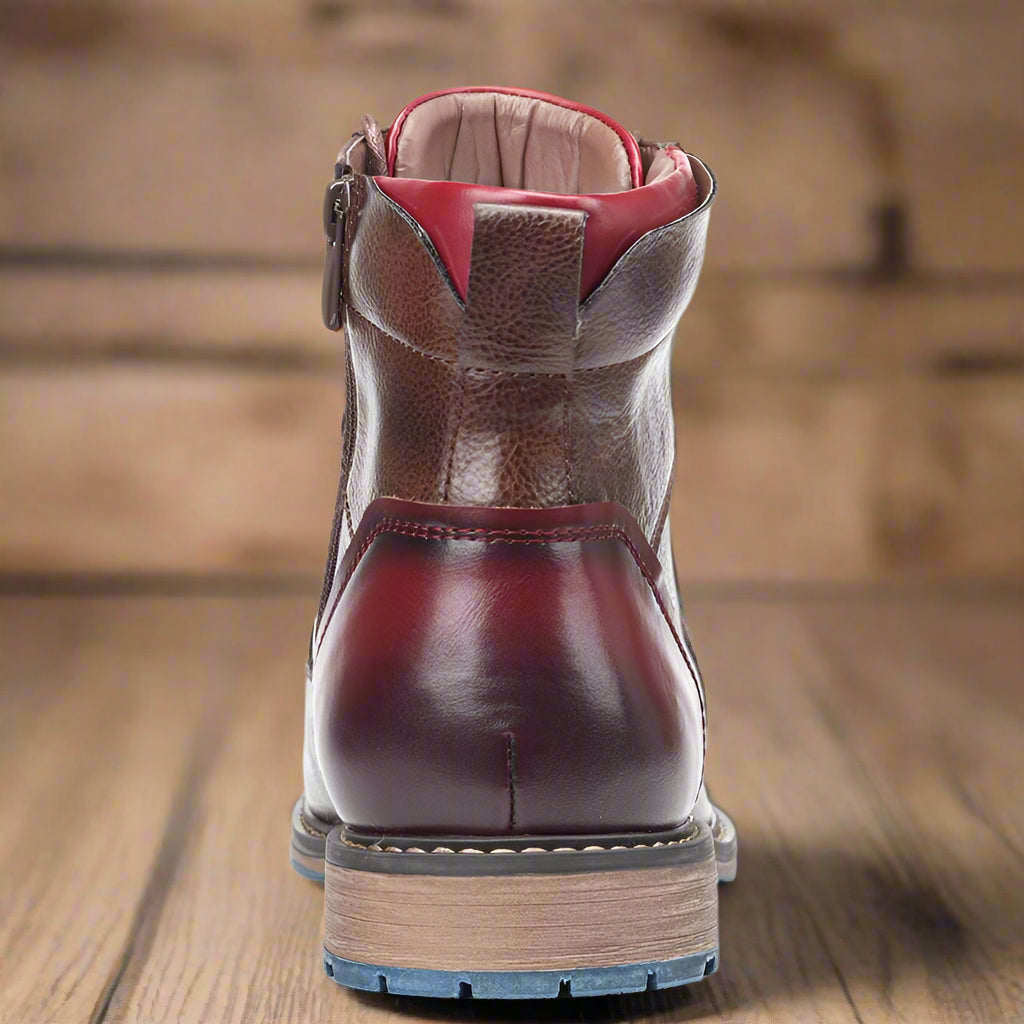 Javier – Skórzane Sznurowane Trzewiki Męskie