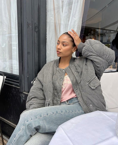 Sofia – Pikowana Kurtka Bomber