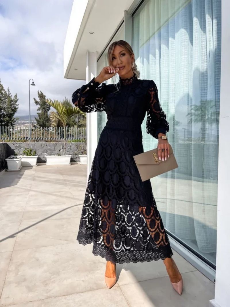 Verena – Elegant Lace Midi Dress - Image 6