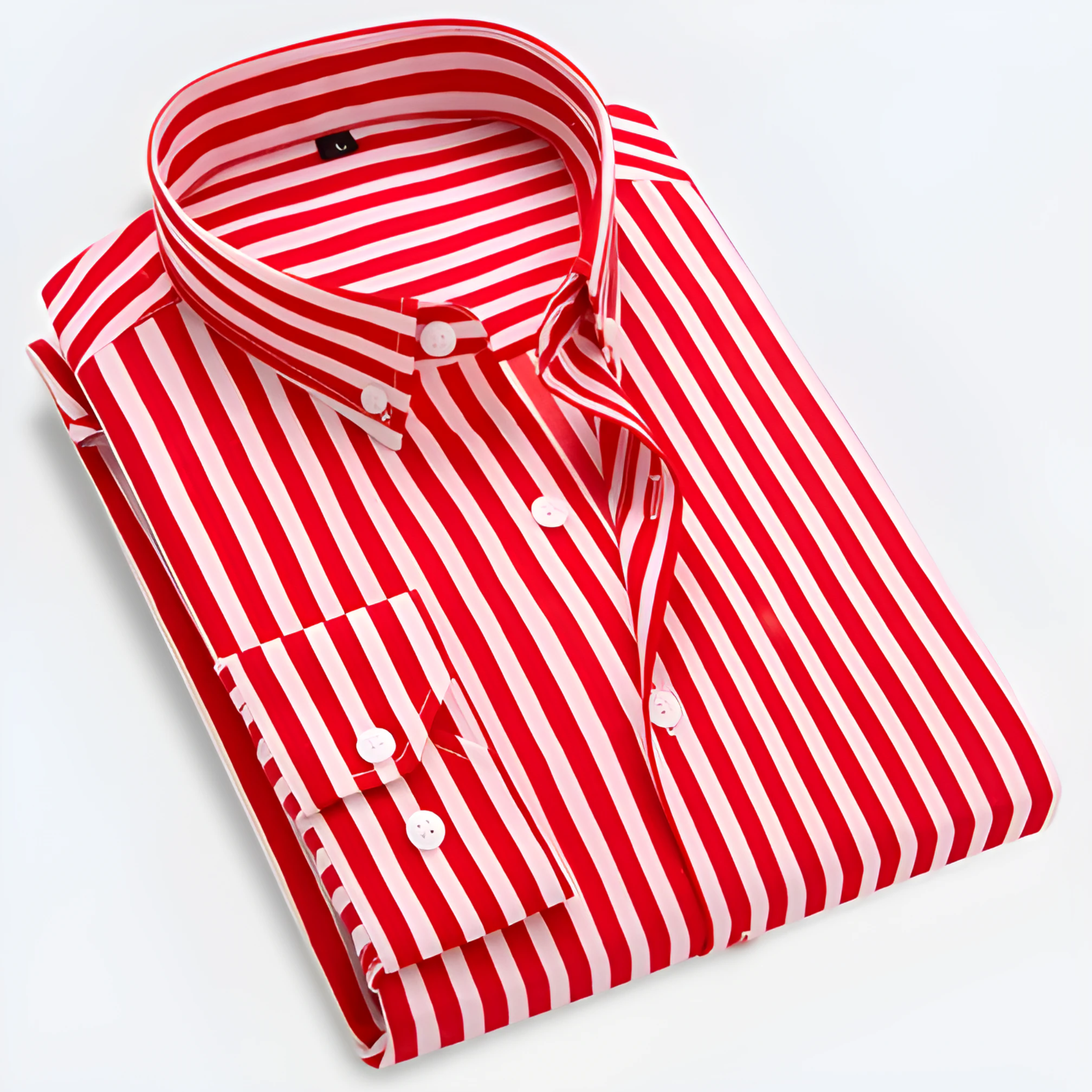 Fabian – Striped Long Sleeve Shirt - Image 3