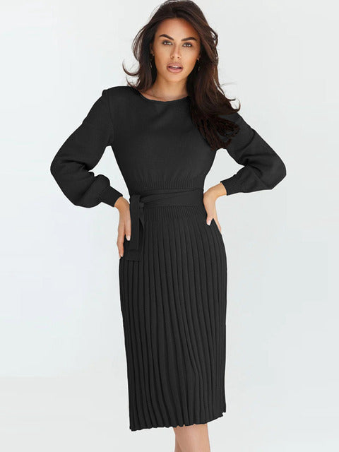 Jules | Slim-Fit-Plisseekleid