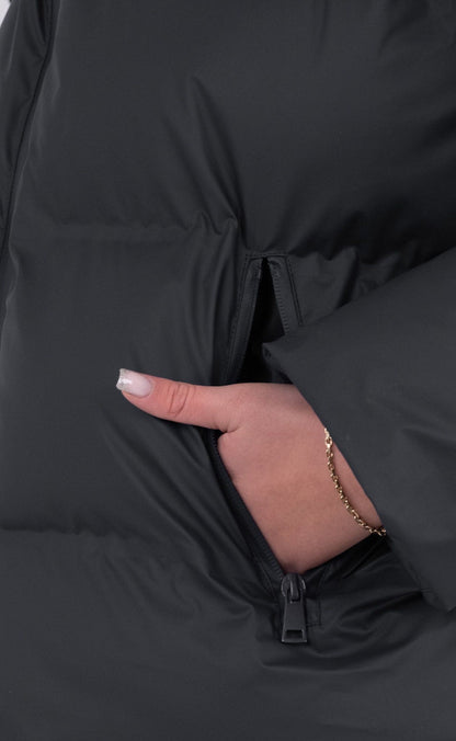 Kinga – Damska Puchowa Kurtka Zimowa z Kapturem