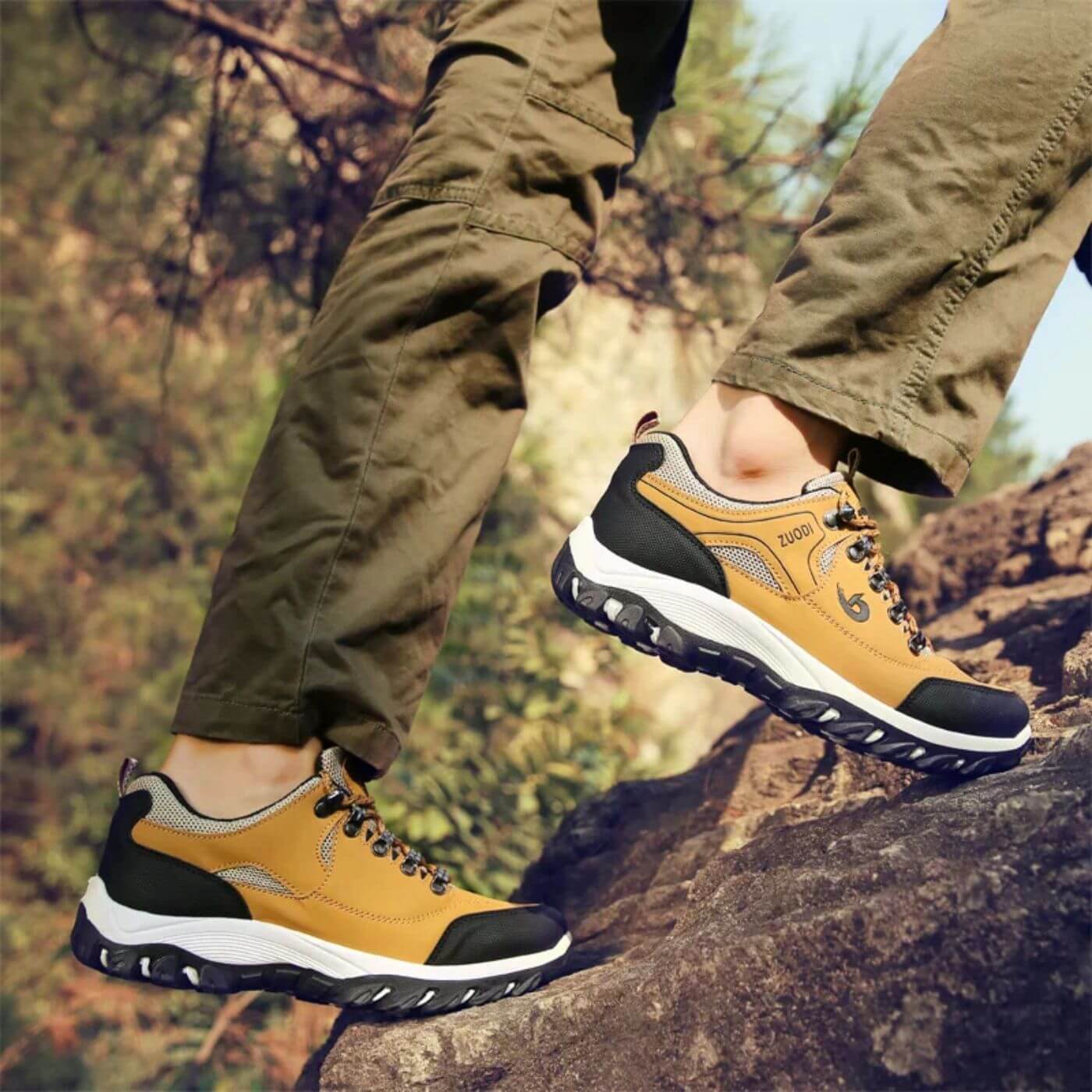 Marek – Męskie buty trekkingowe sportowe z antypoślizgową podeszwą