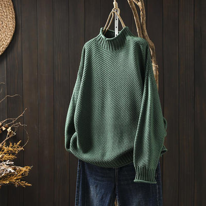 Luna – Męski sweter oversize z golfem