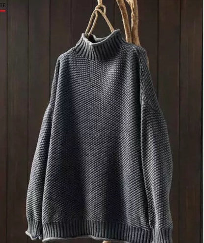 Luna – Męski sweter oversize z golfem