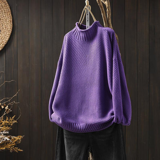 Luna – Męski sweter oversize z golfem