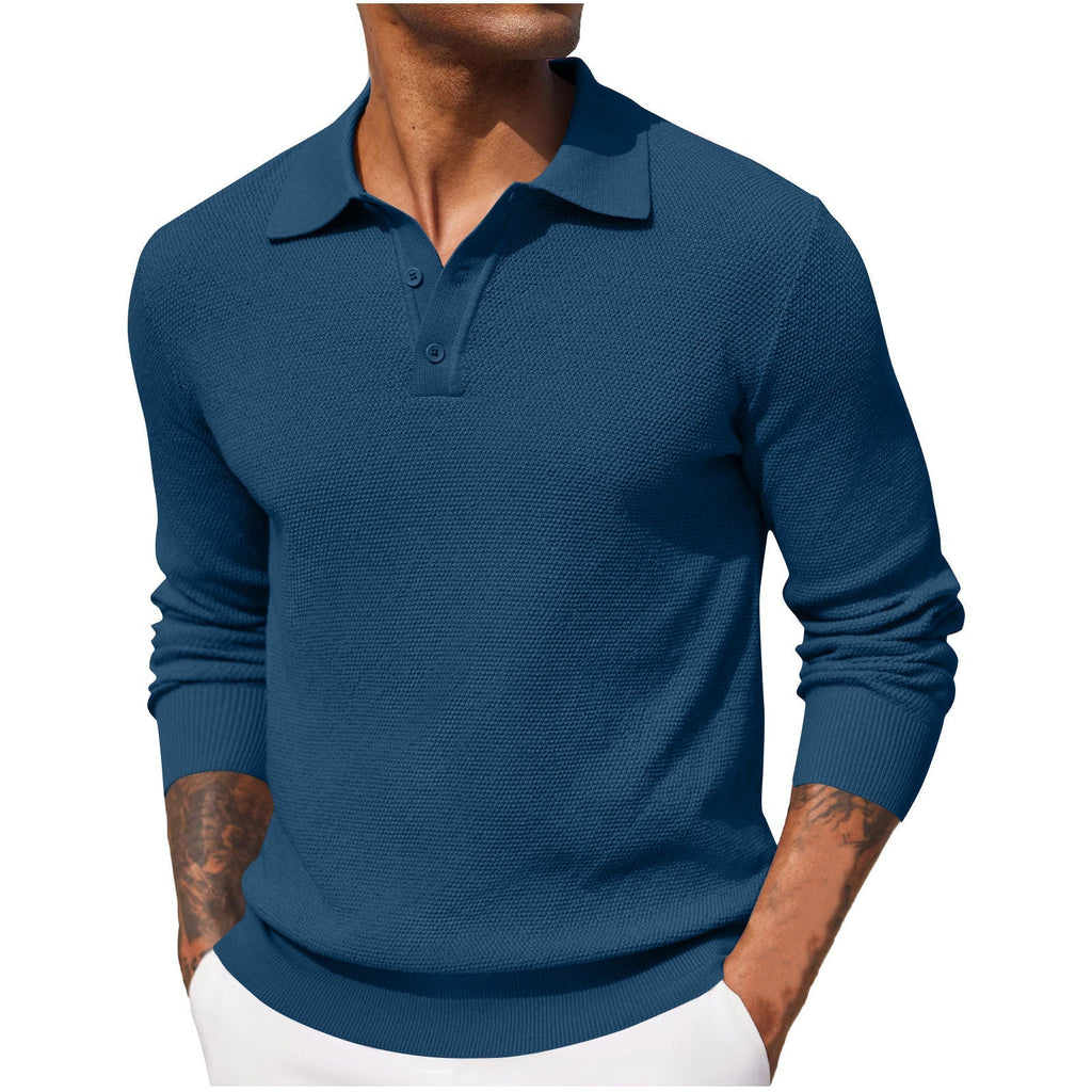 Rene – Long sleeves Breathable Polo shirt - Image 1