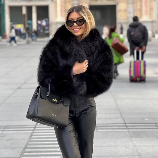 DoCzerwonyhea | Elegante warme Felljacke