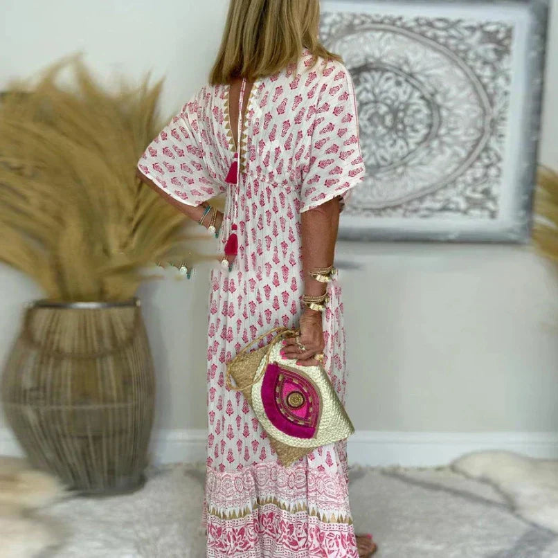 Franziska – Floral Boho Dress - Image 3