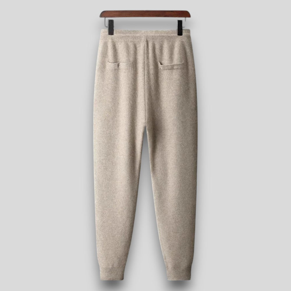 Zestaw damski 2 w 1: elegancki sweter i dresowe spodnie z regulacją - J&B - 4 - Nowa-aura