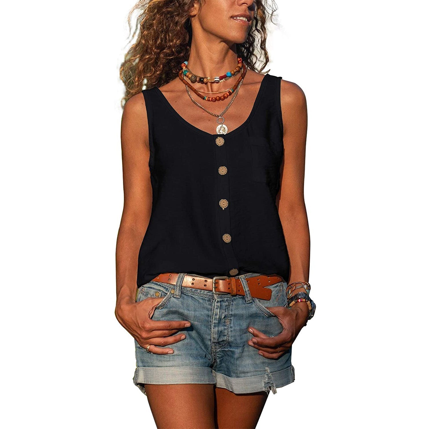 Alma – Elegancki damski tank top w stylu Ibiza