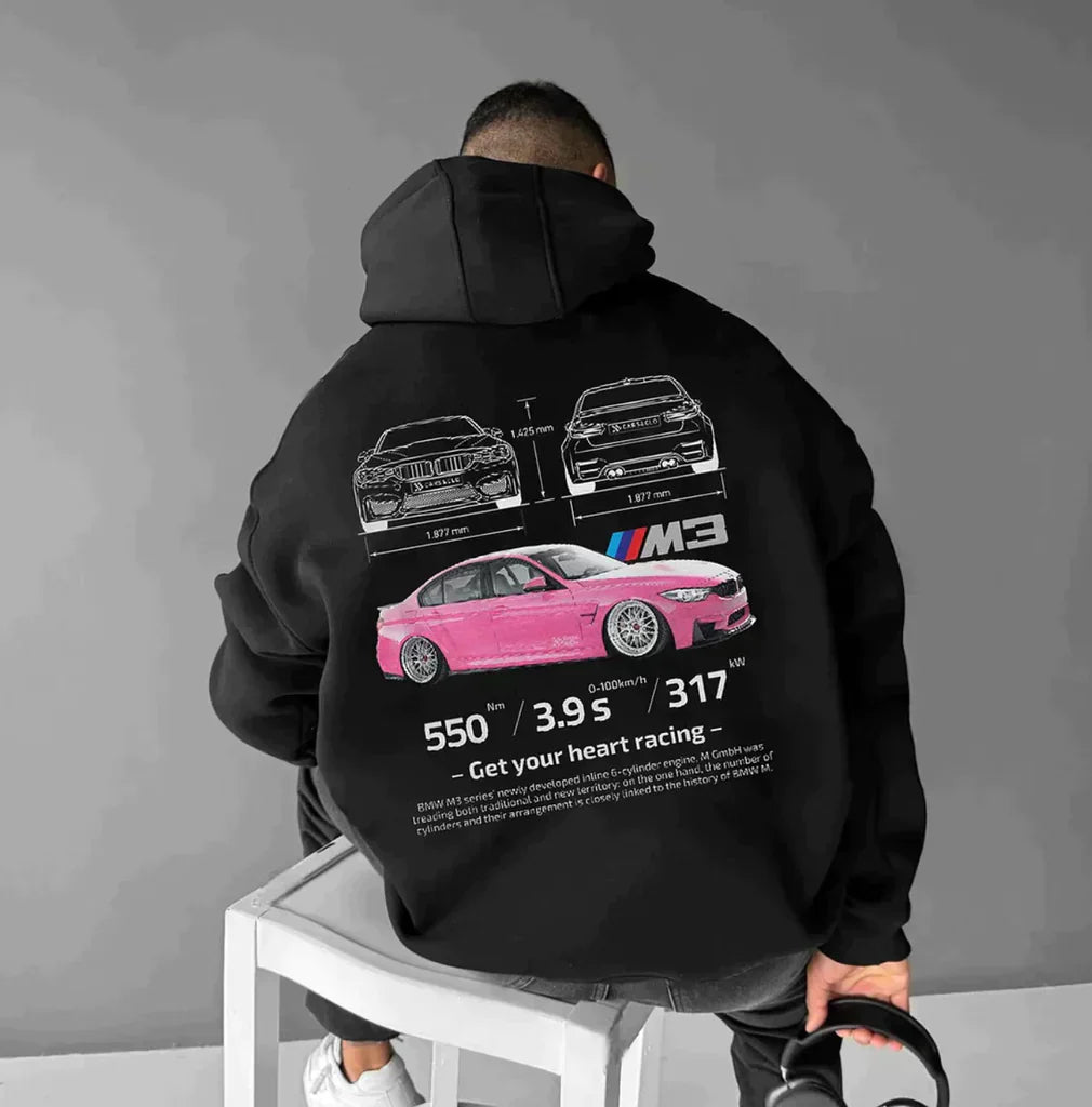 Adrian – Męska bluza z kapturem Porsche 911