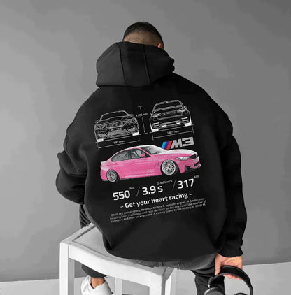 Adrian – Męska bluza z kapturem Porsche 911