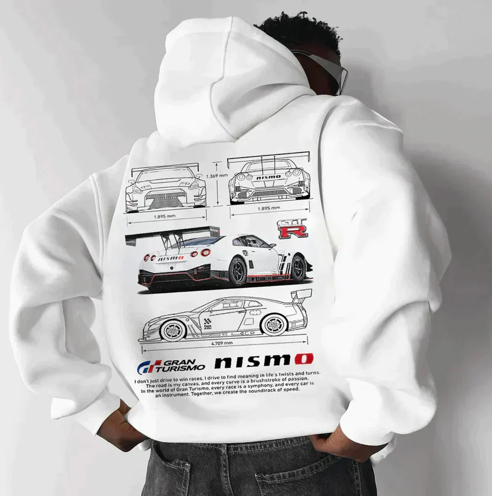 Adrian – Męska bluza z kapturem Porsche 911