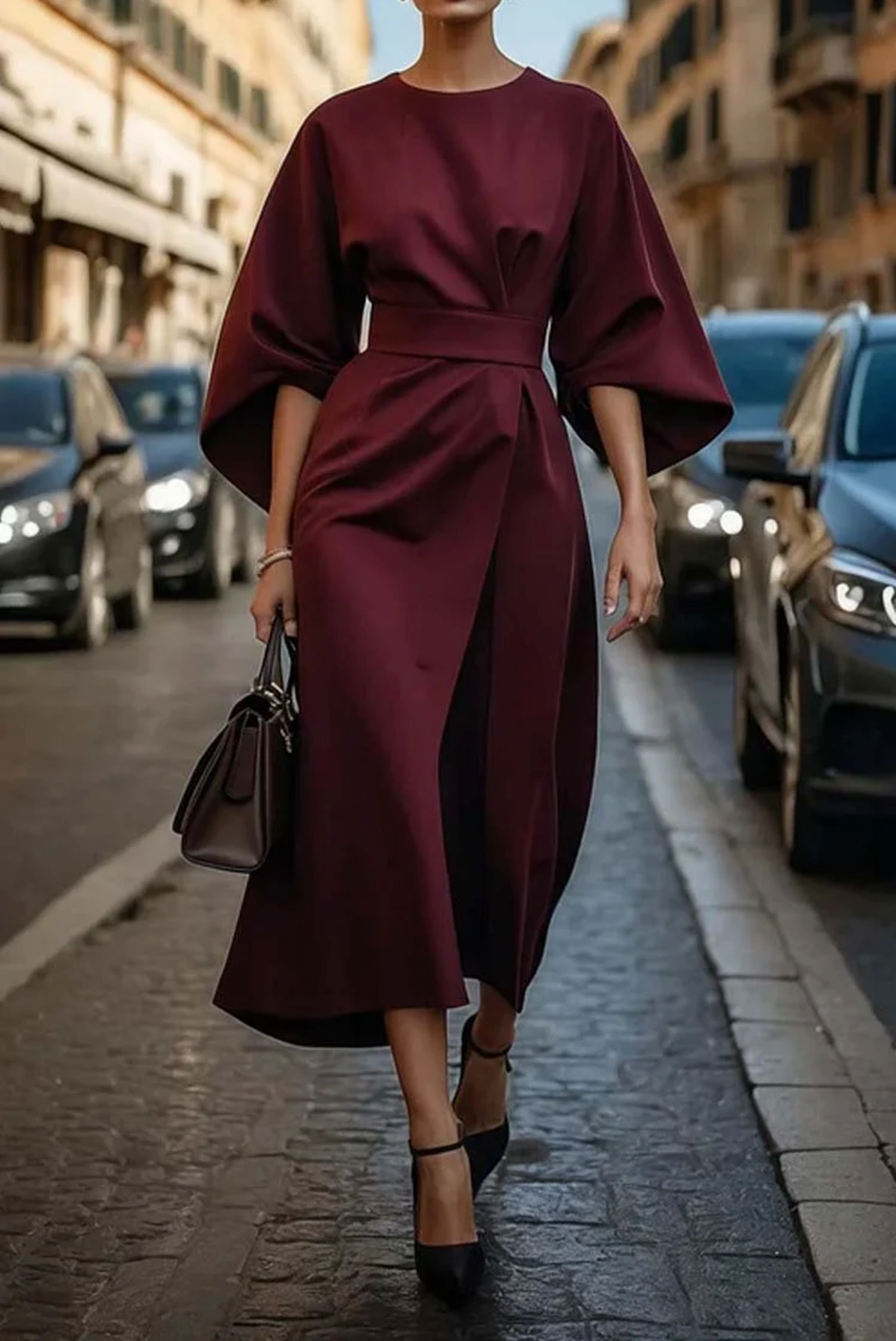 Celeste – Elegancka sukienka midi