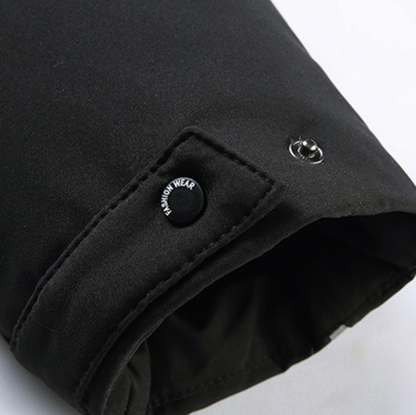 Archer – Ocieplana męska parka zimowa z kapturem i sztucznym futrem