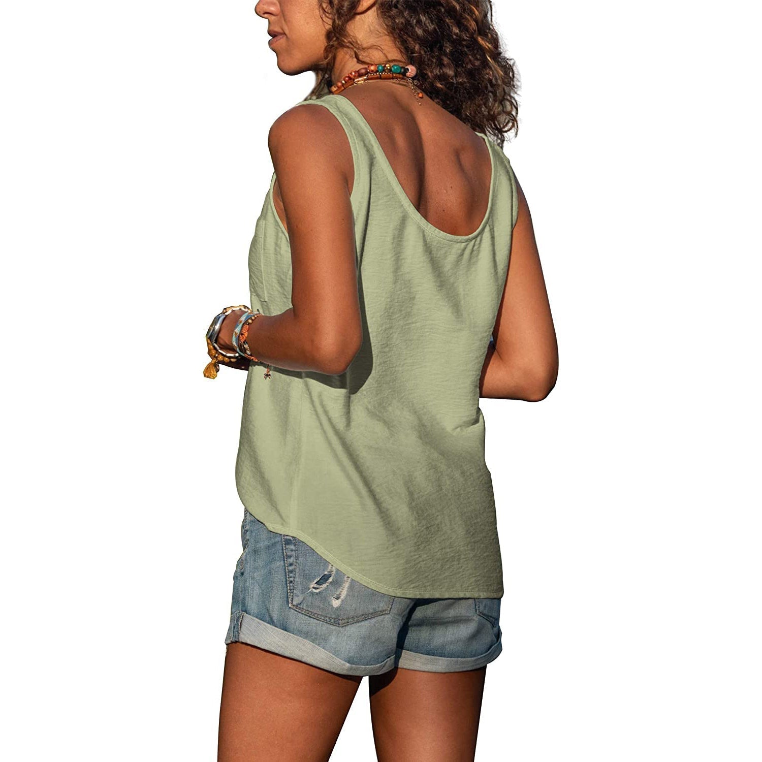 Alma – Elegancki damski tank top w stylu Ibiza