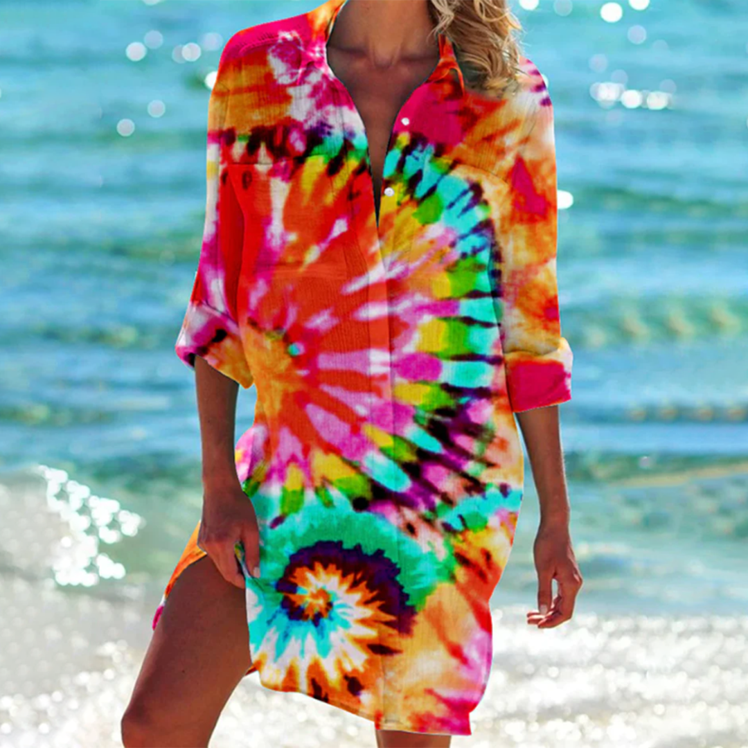 Maya – Classic Shirt Dress - Image 1